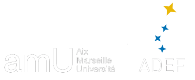 Logos AMU et ADEF